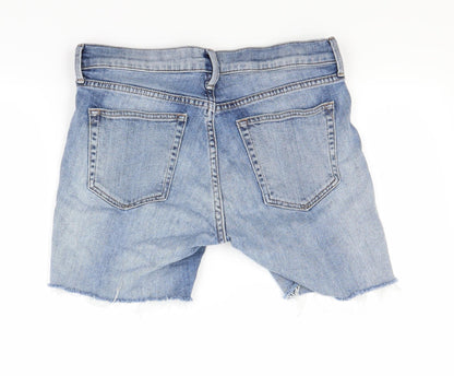 Gap Womens Blue  Denim Cut-Off Shorts Size 8