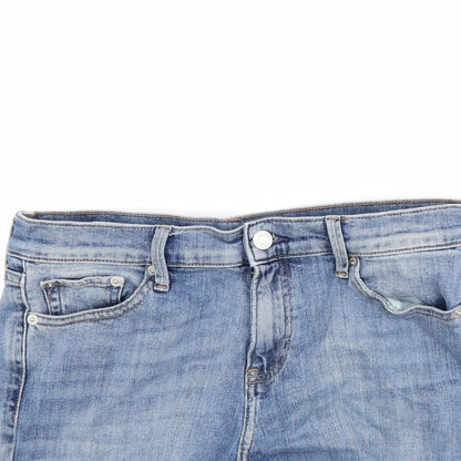 Gap Womens Blue  Denim Cut-Off Shorts Size 8