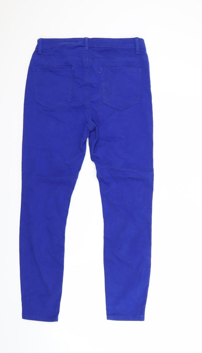 FOREVER 21 Womens Blue  Denim Skinny Jeans Size 10 L27 in