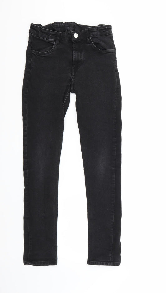 & denim Girls Black   Skinny Jeans Size 12 Years
