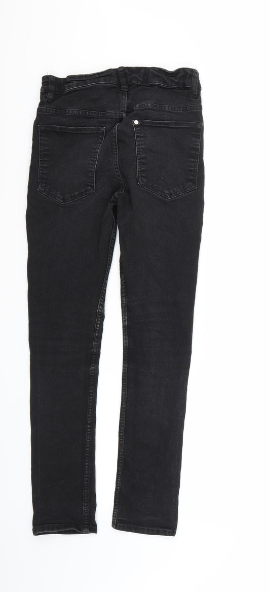 & denim Girls Black   Skinny Jeans Size 12 Years