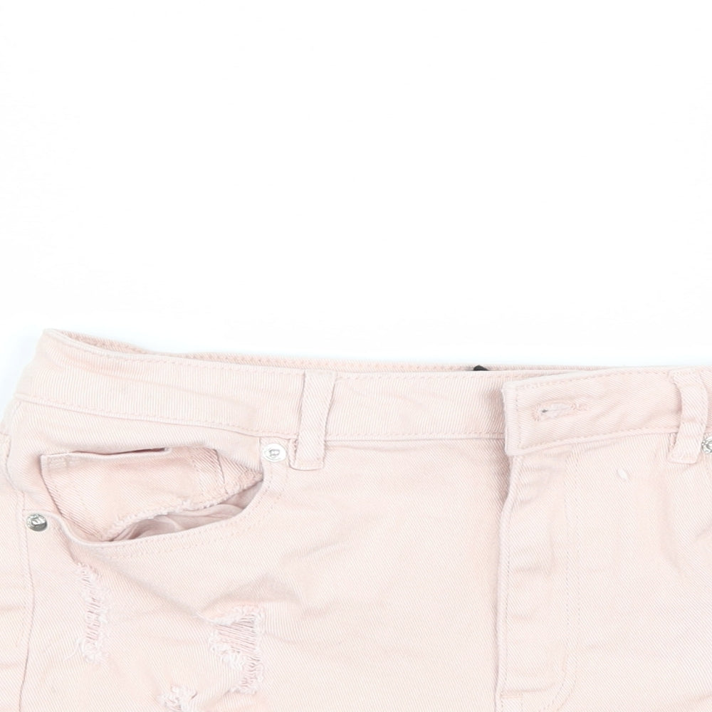 H&M Womens Pink   Bermuda Shorts Size 6