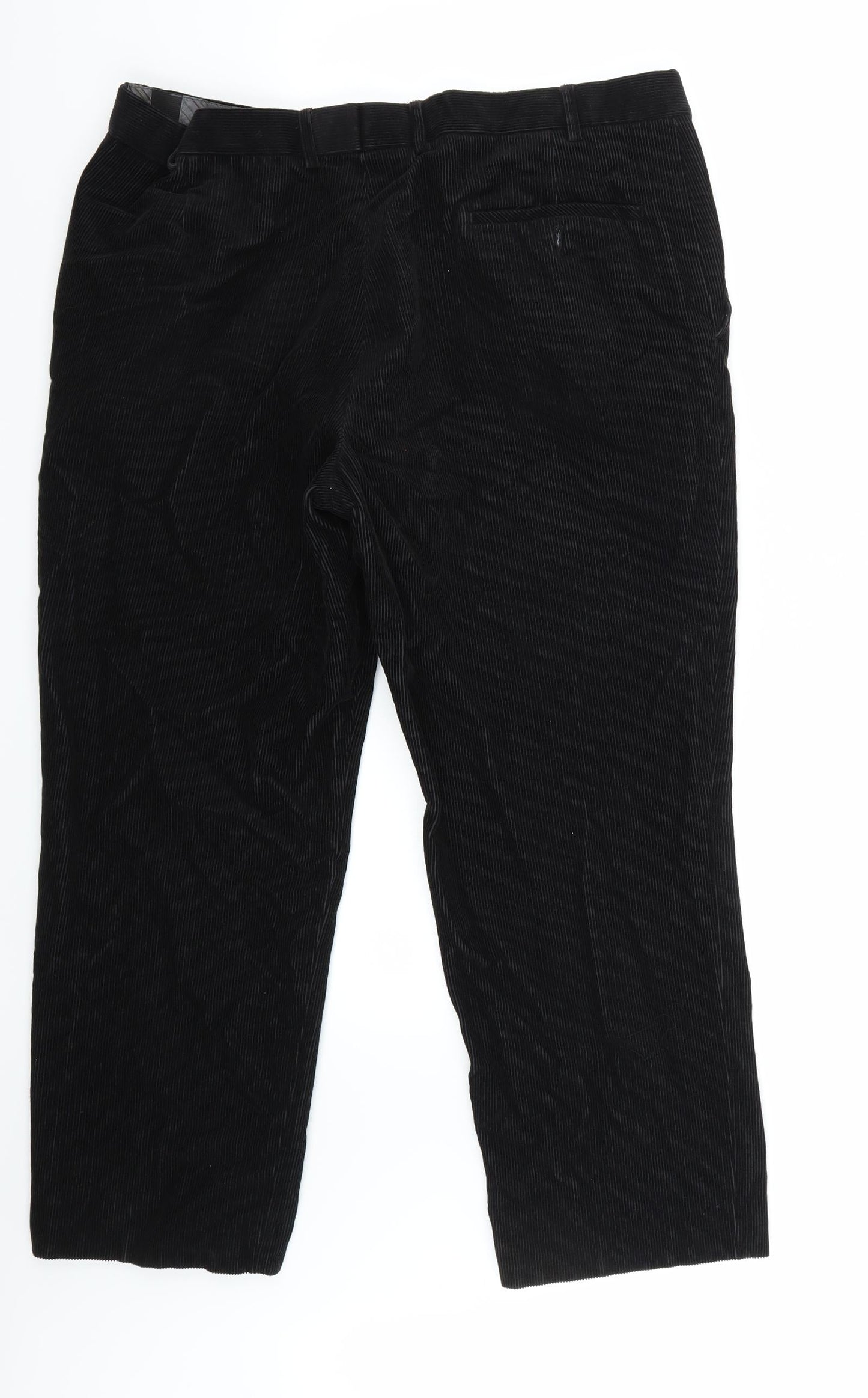 Womens UK Size 40 Marks and Spencer Regular Fit  Black Trousers