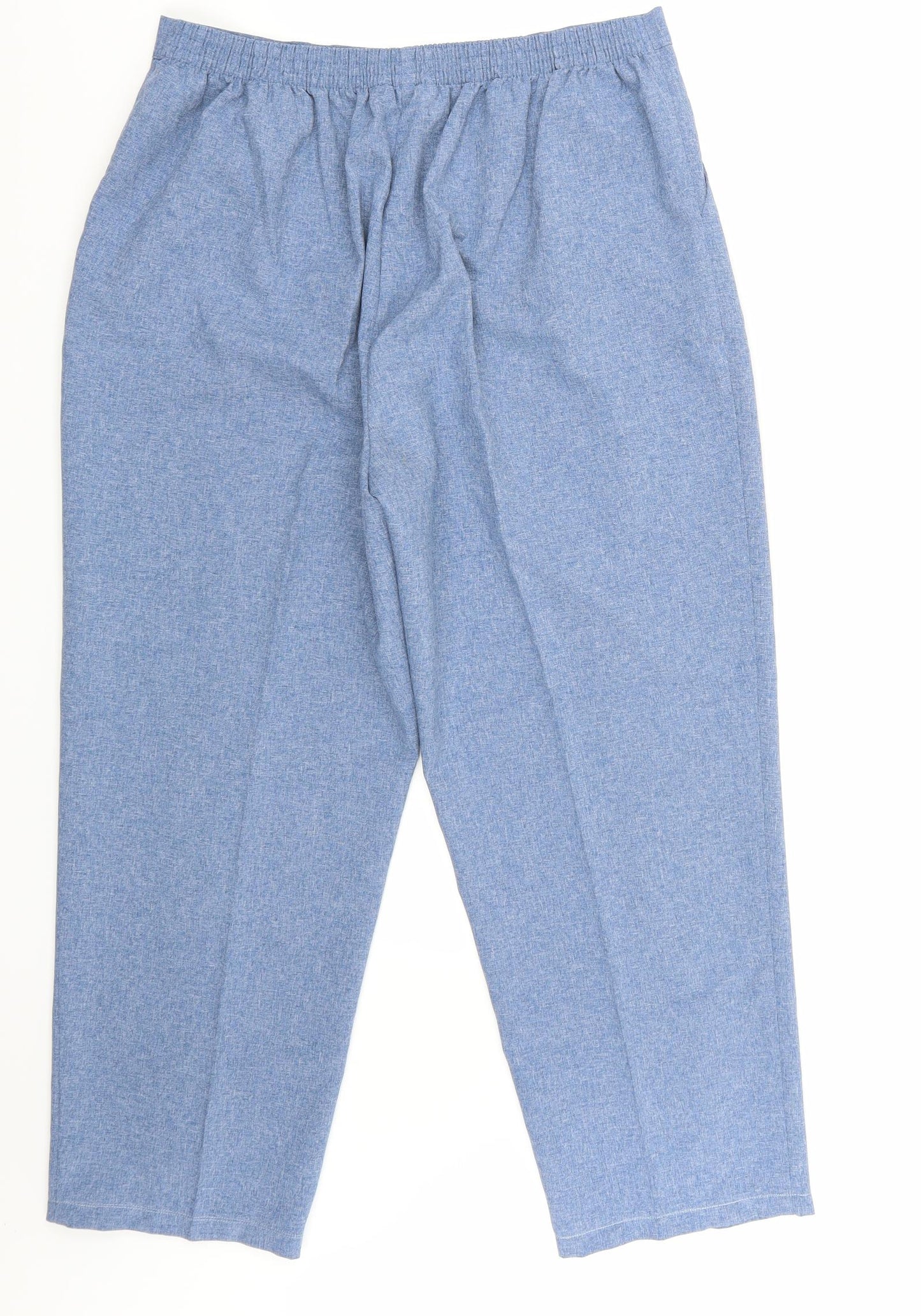 Womens UK Size 18 Classics Regular Fit  Blue Trousers