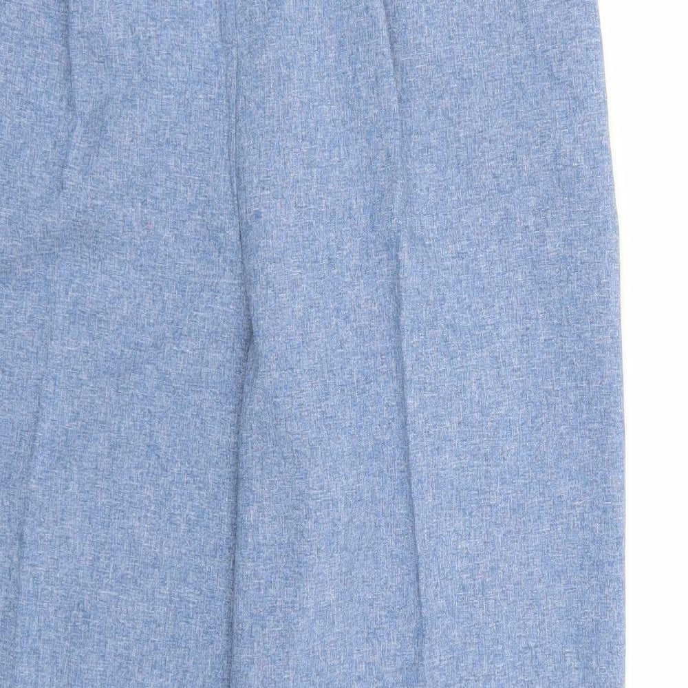 Womens UK Size 18 Classics Regular Fit  Blue Trousers