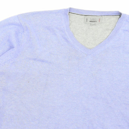 Marks and Spencer Mens Purple   Pullover Jumper Size L
