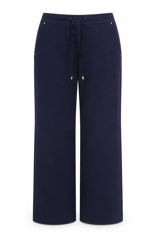 Womens UK Size 14 Isle Regular Fit  Blue Trousers