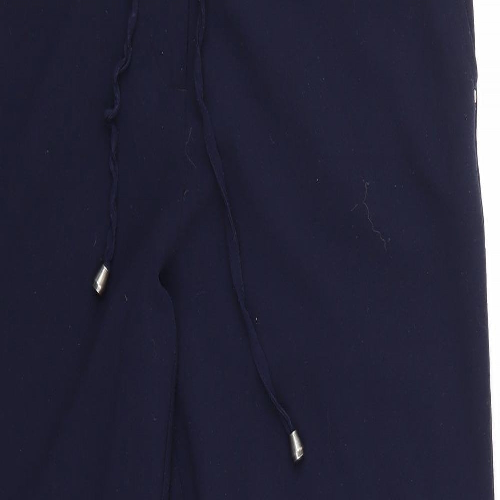 Isle Womens Blue   Trousers  Size 14 L28 in