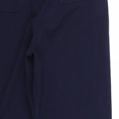 Isle Womens Blue   Trousers  Size 14 L28 in