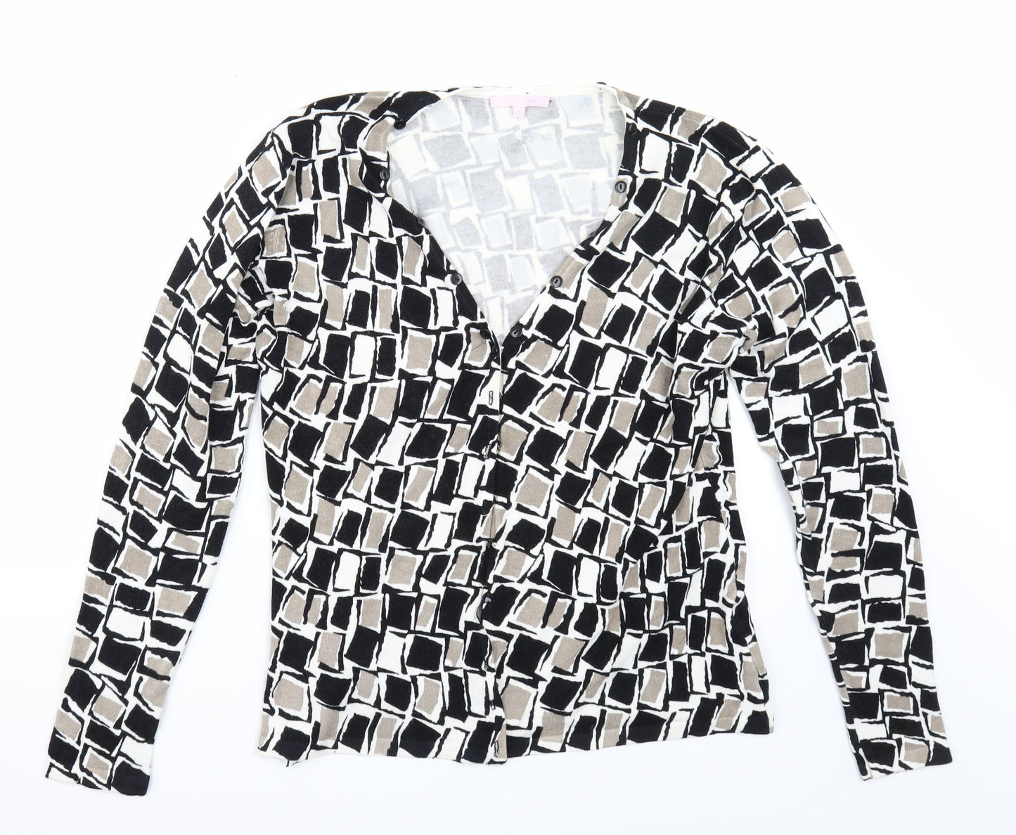 Christina Womens White   Cardigan Jumper Size L