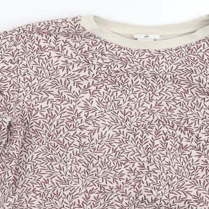 H&M Womens White   Pullover Jumper Size XS