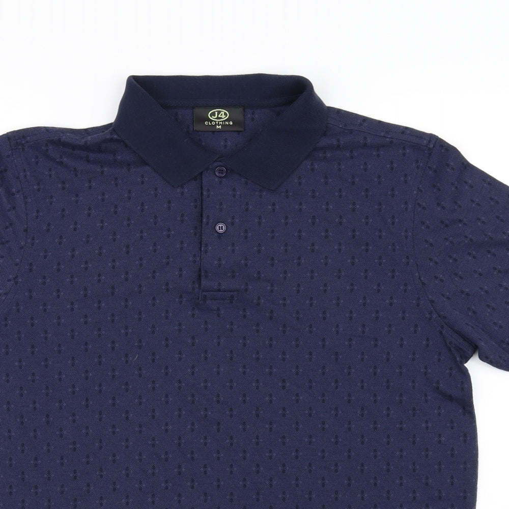 J4 Mens Blue    Polo Size M
