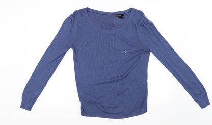 mango basics  Womens Blue   Pullover Jumper Size XL