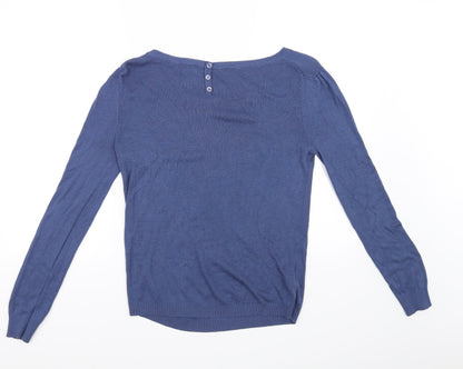 mango basics  Womens Blue   Pullover Jumper Size XL