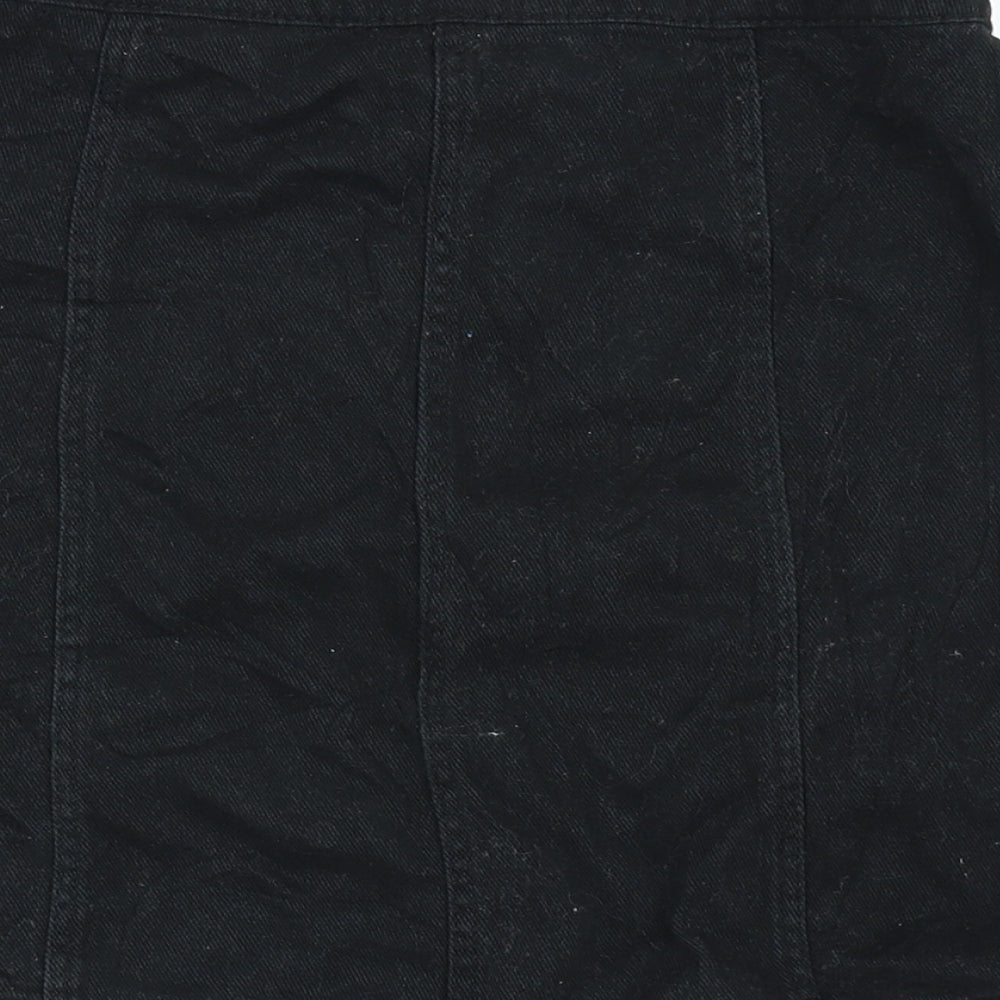 Divided Womens Black   A-Line Skirt Size 8