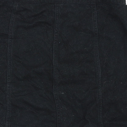 Divided Womens Black   A-Line Skirt Size 8