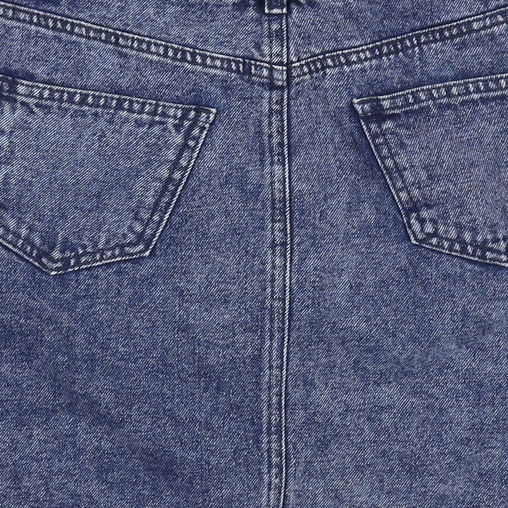 New Look Womens Blue   A-Line Skirt Size 4