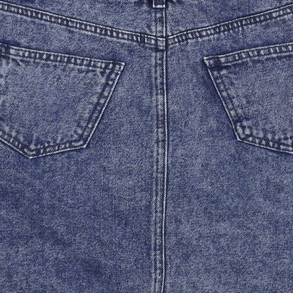 New Look Womens Blue   A-Line Skirt Size 4