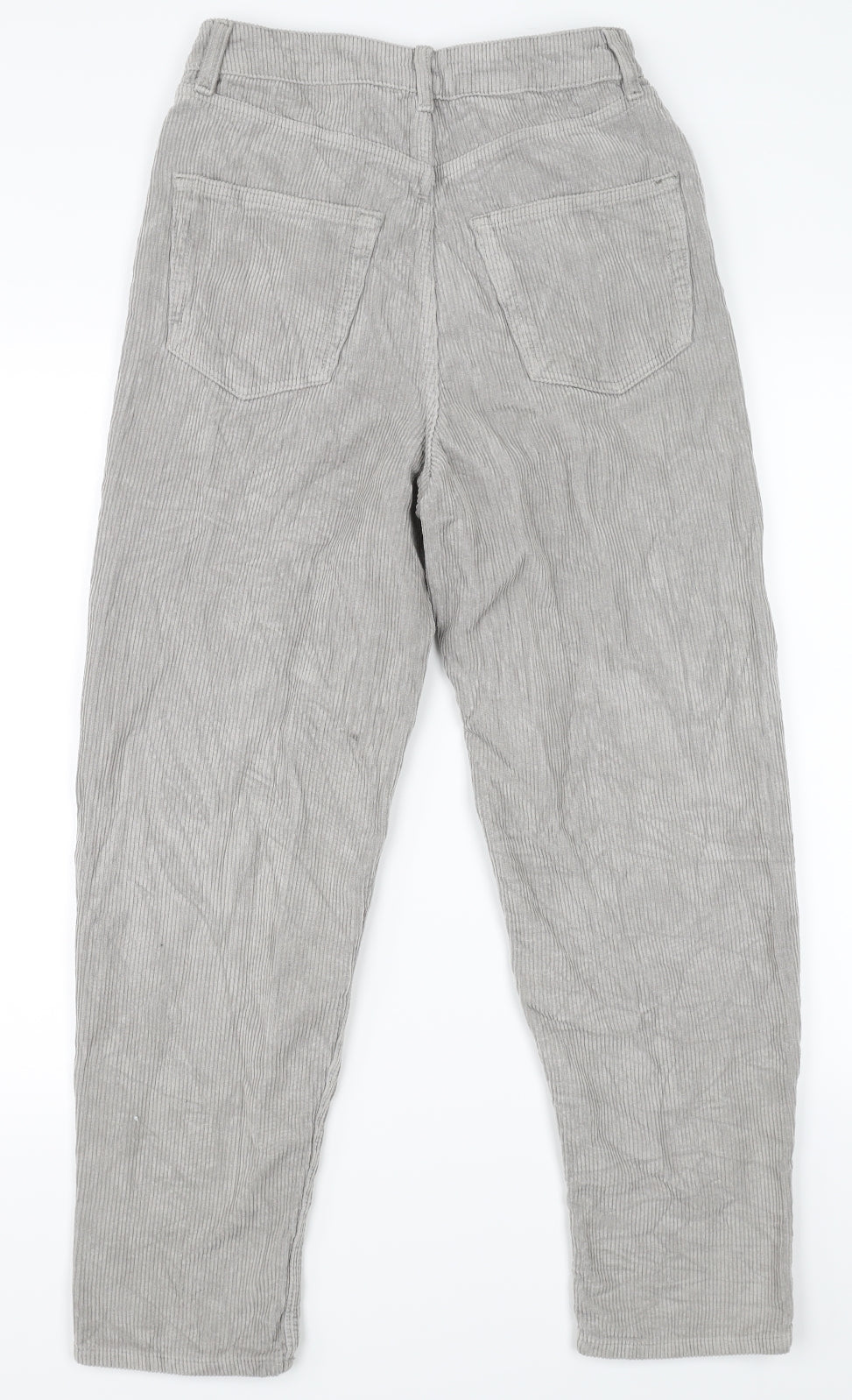 Mens UK Size 24 Topshop Regular Fit Straight Grey Jeans