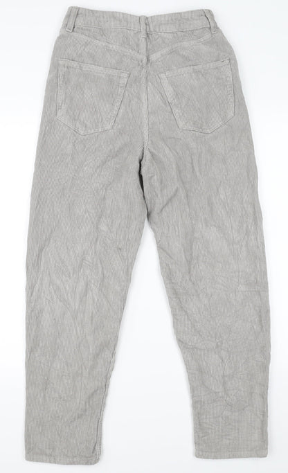 Mens UK Size 24 Topshop Regular Fit Straight Grey Jeans