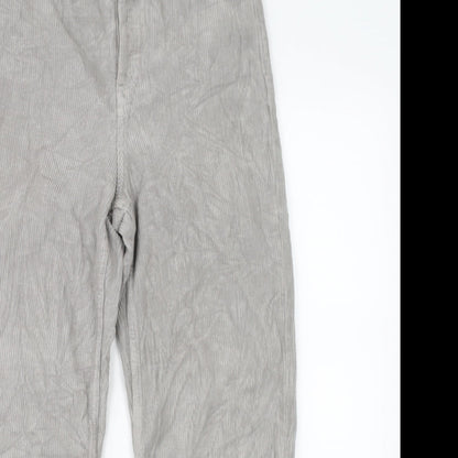 Mens UK Size 24 Topshop Regular Fit Straight Grey Jeans