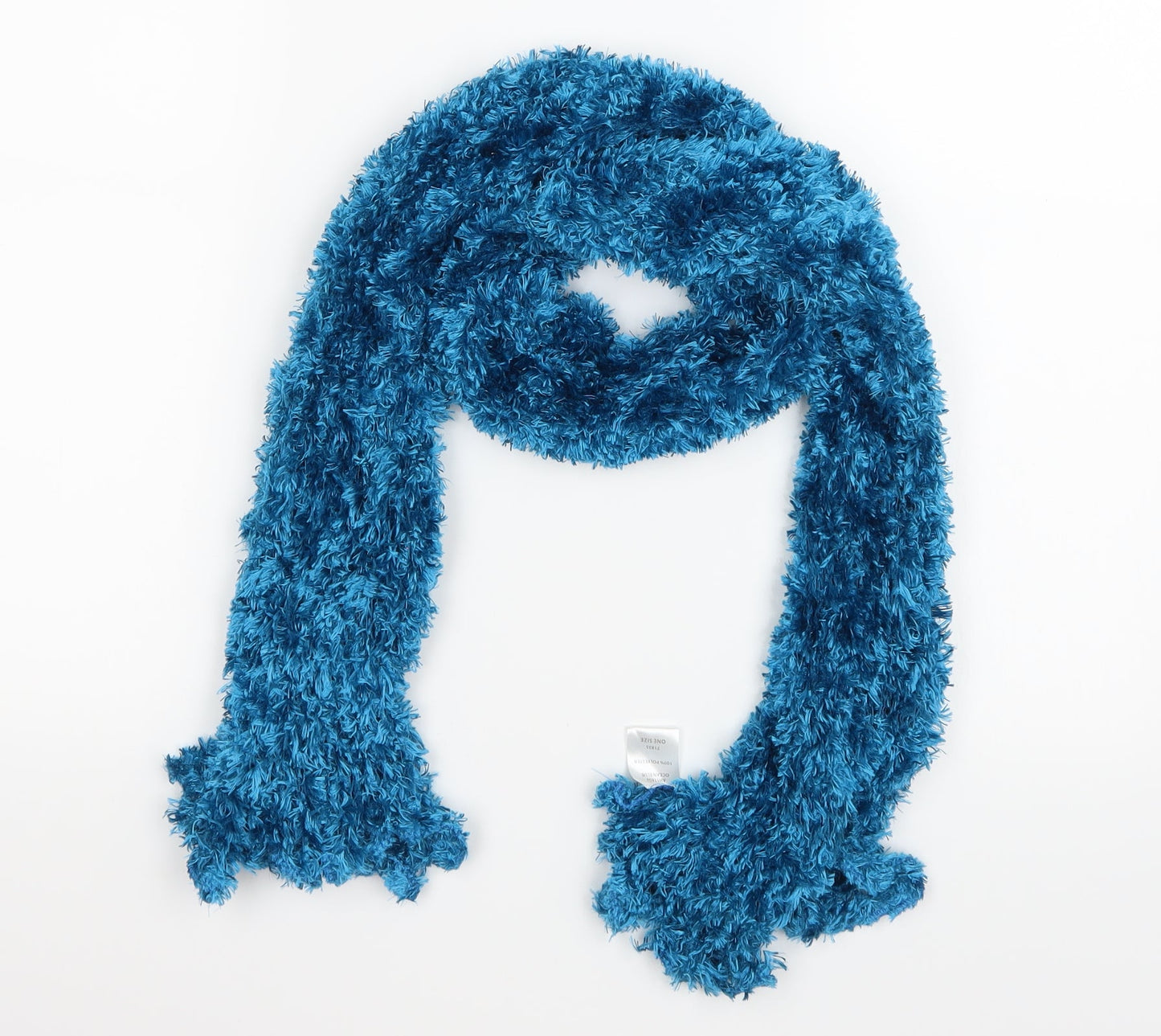 Preworn Womens Blue  Knit  Scarf