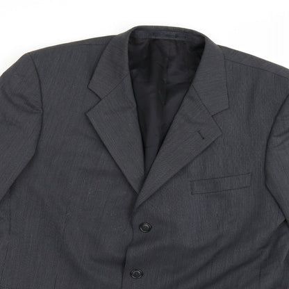 Mens UK Size 44 Copperstone Regular Grey Suit Jacket