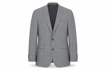 Taylor & Cutter Mens Grey Check Rayon Jacket Suit Jacket Size 40