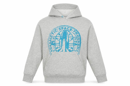 F&F Boys Grey  Jersey Pullover Hoodie Size 9-10 Years