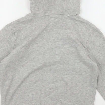 F&F Boys Grey  Jersey Pullover Hoodie Size 9-10 Years