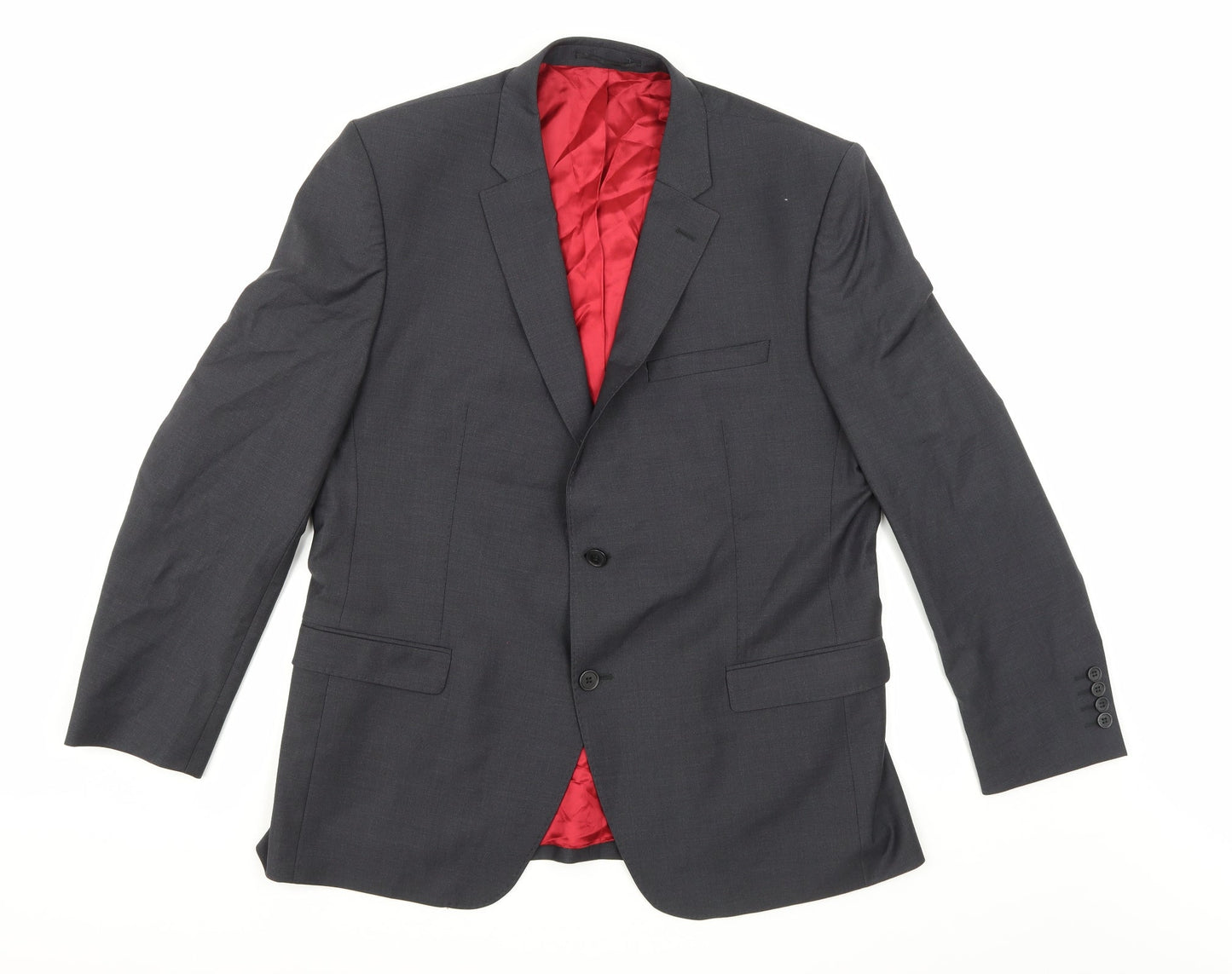 Mens UK Size 44 Santinelli Regular Grey Suit Jacket