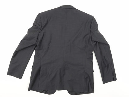 Mens UK Size 44 Santinelli Regular Grey Suit Jacket