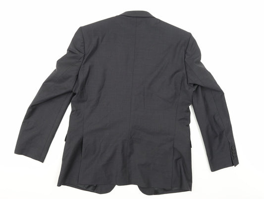 Mens UK Size 44 Santinelli Regular Grey Suit Jacket