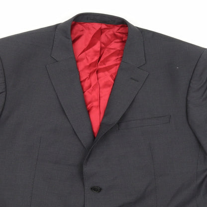 Mens UK Size 44 Santinelli Regular Grey Suit Jacket