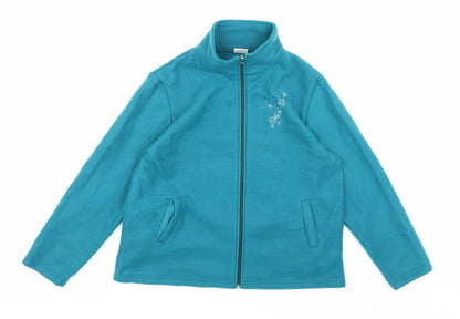 Womens UK Size M Anne De Lancay Blue Jacket