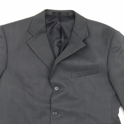 Mens UK Size 40 Zantos Regular Grey Suit Jacket