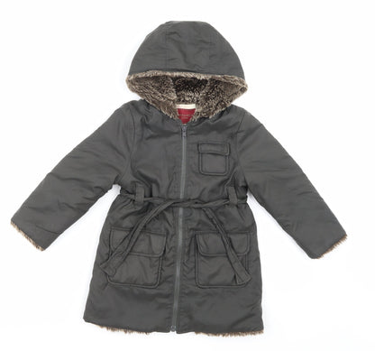 Neck & Neck Boys Brown   Basic Coat Coat Size 2 Years