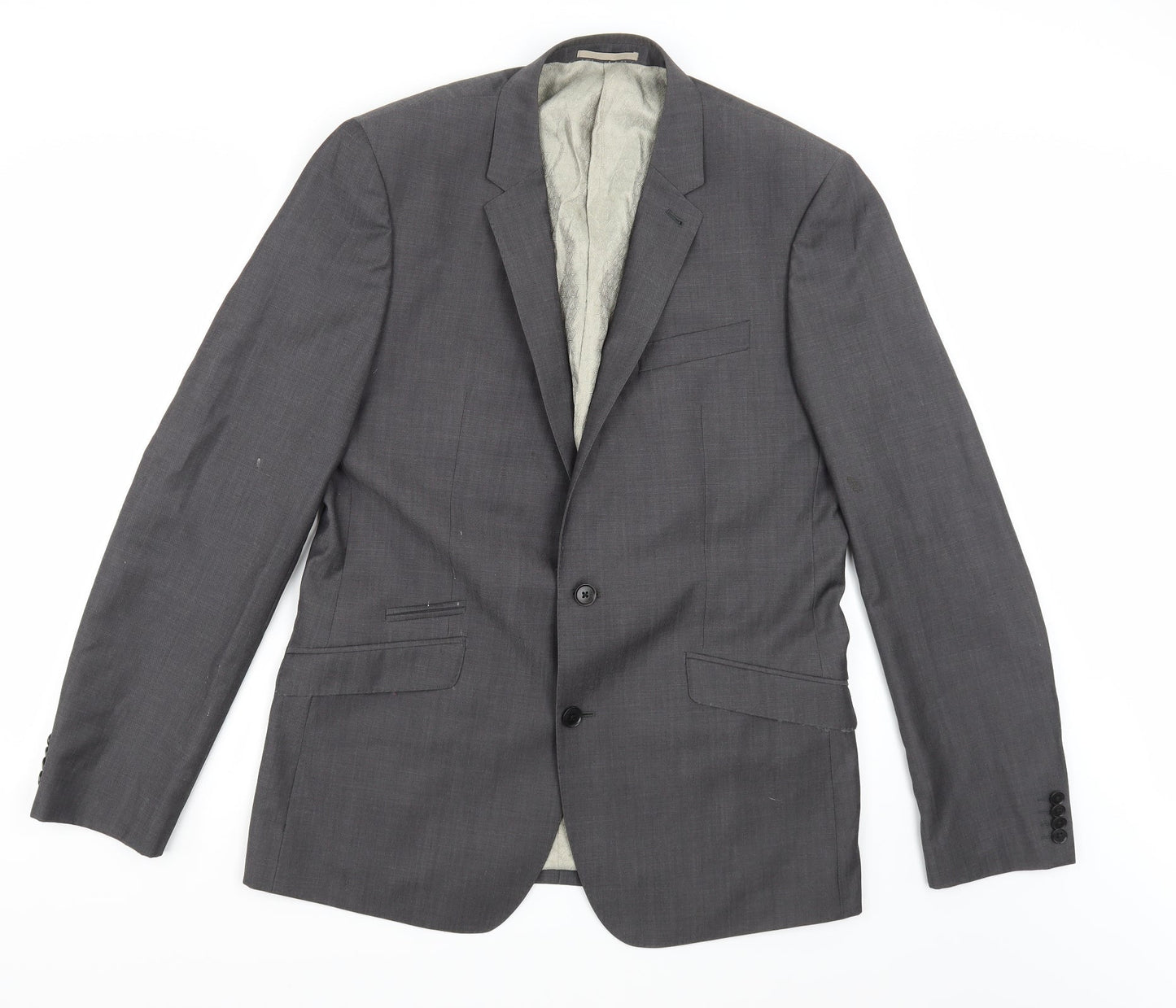 Mens UK Size 42 NEXT Regular Grey Suit Jacket
