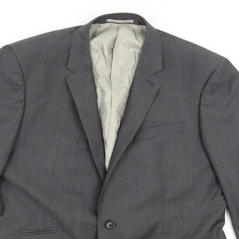 Mens UK Size 42 NEXT Regular Grey Suit Jacket