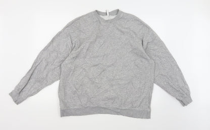 Womens UK Size M Divided by H&M Grey Pullover Sweatshirt