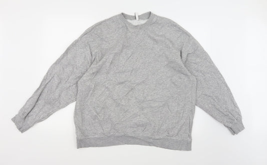 Womens UK Size M Divided by H&M Grey Pullover Sweatshirt
