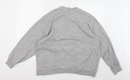 Womens UK Size M Divided by H&M Grey Pullover Sweatshirt