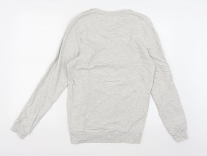 Mens UK Size M ASOS Grey Pullover Sweatshirt