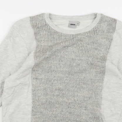 Mens UK Size M ASOS Grey Pullover Sweatshirt