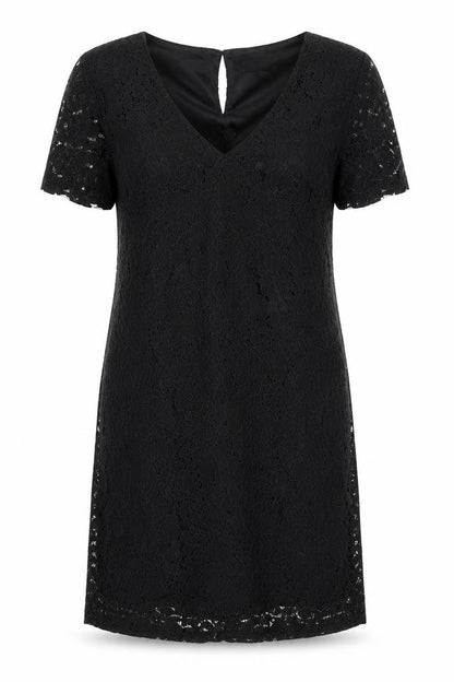Dorothy Perkins Womens Black Floral  A-Line  Size 6