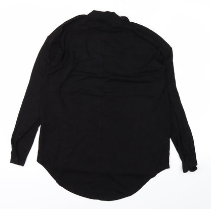 Womens UK Size 8 NEXT Black Basic T-Shirt