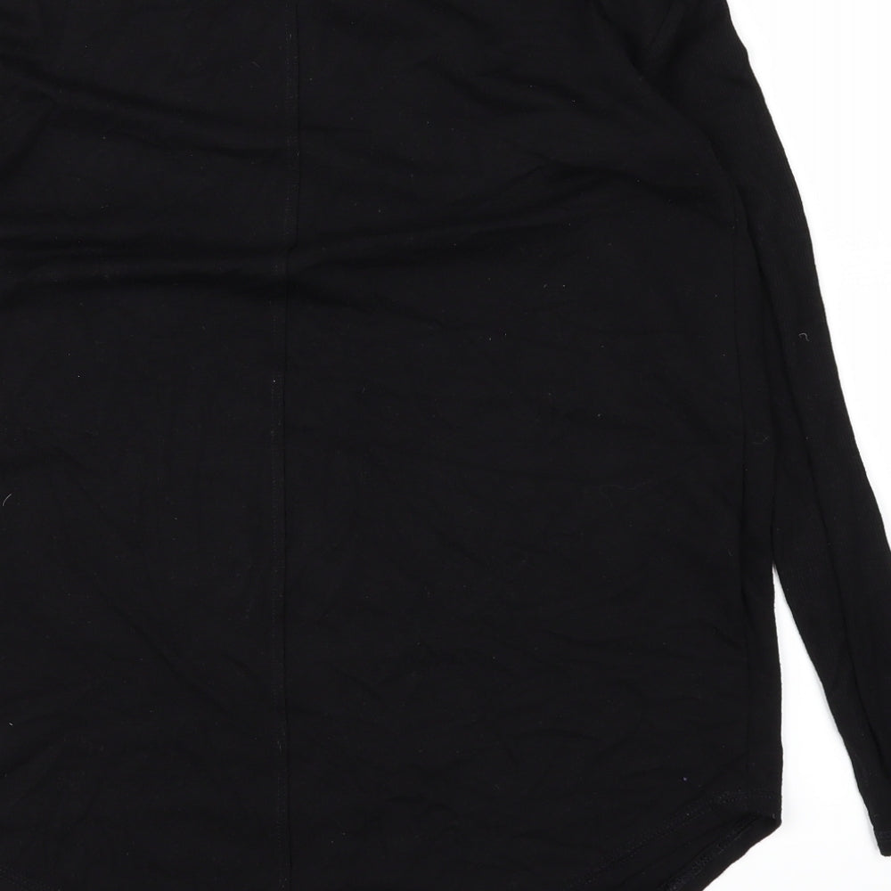 Womens UK Size 8 NEXT Black Basic T-Shirt