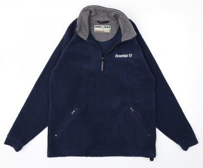 JERZEES Mens Blue   Pullover Jumper Size S