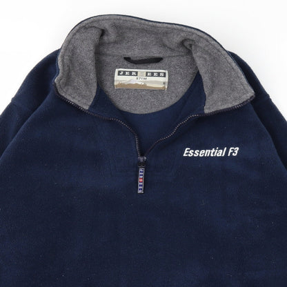 JERZEES Mens Blue   Pullover Jumper Size S