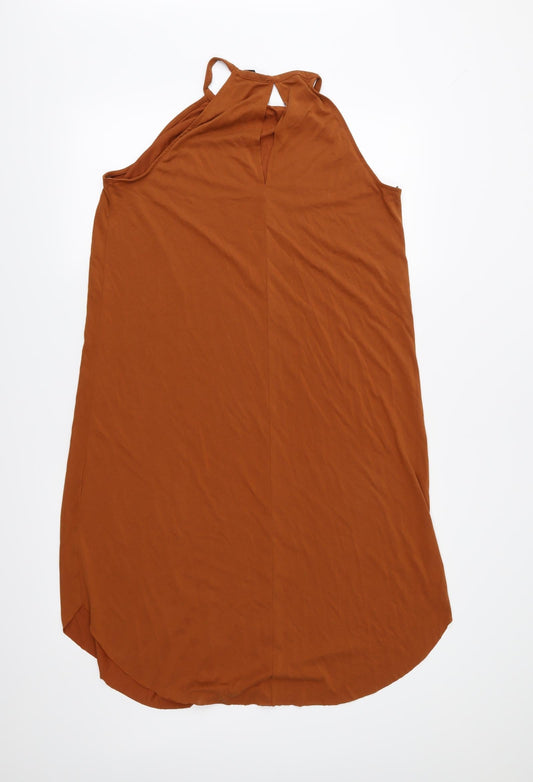 FOREVER 21 Womens Orange   A-Line  Size M
